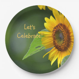 ひまわり祝 ペーパープレート