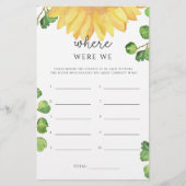 ひまわり私たちはブライダルシャワーゲーム (正面)