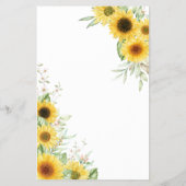 ひまわり私はブライダルシャワーゲームカード チラシ (裏面)