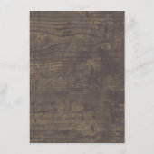 ひまわり秋の結婚式詳細情報ゲスト エンクロージャーカード (裏面)