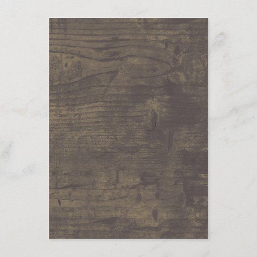 ひまわり秋の結婚式詳細情報ゲスト エンクロージャーカード (裏面)