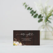 ひまわり秋ブライダルシャワーデイトナイトカード エンクロージャーカード (スタンド正面)