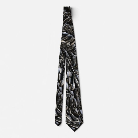 ひまわり種カッコいいおもしろい ネクタイ (裏面)