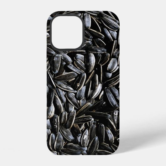 ひまわり種カッコいいおもしろい iPhoneケース (裏面)