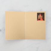 ひまわり種子マスクカード付（鳥）ショウジョウコウカンチョウ カード (内部)