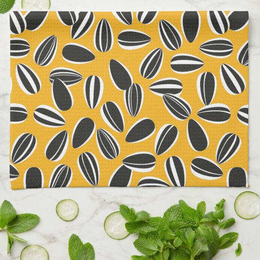 ひまわり種子 キッチンタオル (折り畳み)