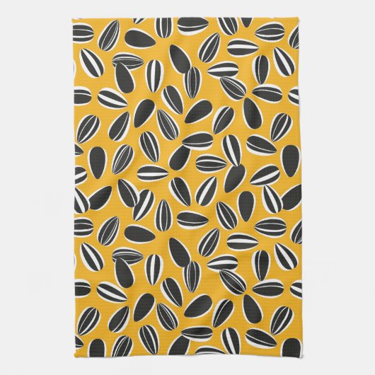 ひまわり種子 キッチンタオル (縦)