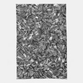 ひまわり種子 キッチンタオル (縦)