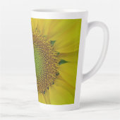 ひまわり種子、スパイラル、黄金比 カフェラテマグ (右)