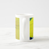 ひまわり種子、スパイラル、黄金比 ボーンチャイナマグカップ (裏面)