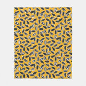 ひまわり種子 フリースブランケット (正面)