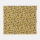 ひまわり種子 フリースブランケット (正面(横))