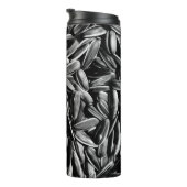 ひまわり種子 – 白黒の写真 タンブラー (回転右)