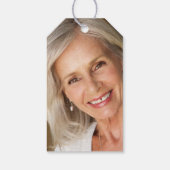 ひまわり種小包メモリアル葬儀メッセージカード ギフトタグ (裏面)