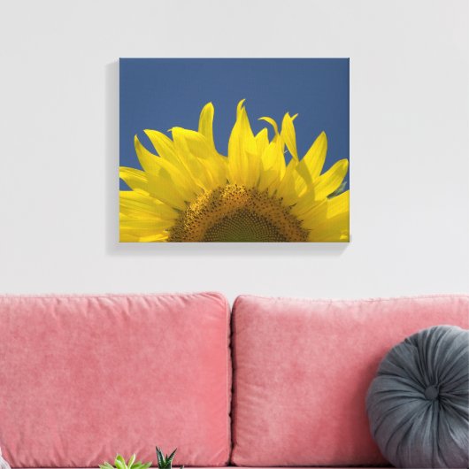 ひまわり立ち キャンバスプリント (インサイチュ (リビング))