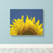 ひまわり立ち キャンバスプリント (インサイチュ (ウッドフロア))