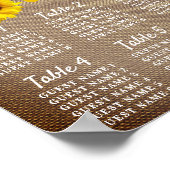 ひまわり第1期誕生日シーティングチャート ポスター (角)