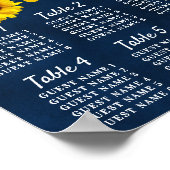 ひまわり第1期誕生日シーティングチャート ポスター (角)