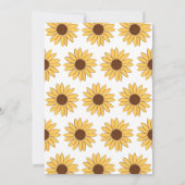 ひまわり第2誕生日招待 招待状 (裏面)