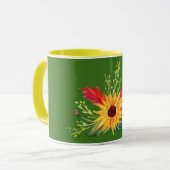 ひまわり紅葉秋マグカップ マグカップ (正面左)