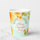 ひまわり紙カップ 紙コップ (正面)
