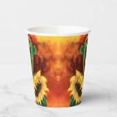 ひまわり紙カップ 紙コップ (左)