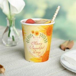 ひまわり紙カップ 紙コップ