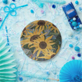 ひまわり紙プレート ペーパープレート (パーティー)