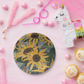 ひまわり紙プレート ペーパープレート (パーティー)