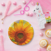 ひまわり紙プレート ペーパープレート (パーティー)