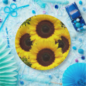ひまわり紙プレート ペーパープレート (パーティー)