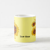 ひまわり素晴らしおばあちゃんマグ コーヒーマグカップ (中央)