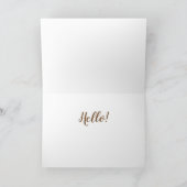 ひまわり素晴らしグリーティングカード カード (内部)