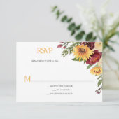 ひまわり素朴とブルゴーニュフローラ 出欠カード (スタンド正面)