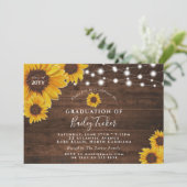 ひまわり素朴とライト卒業パーティー 招待状 (スタンド正面)