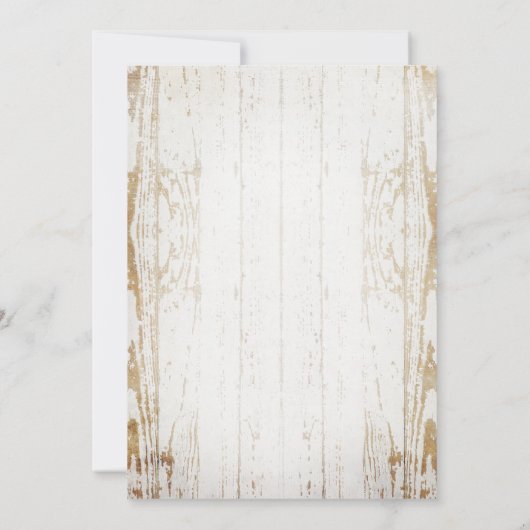 ひまわり素朴とレースブライダルシャワー招待状 招待状 (裏面)