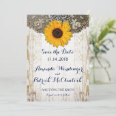 ひまわり素朴とレース日付の保存 セーブザデート (スタンド正面)