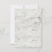 ひまわり素朴と木の農場の結婚式の日付を保存 セーブザデート (裏面)