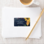 ひまわり素朴と石板の国の住所 ラベル (インサイチュ)