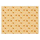 ひまわり素朴と紅葉水彩 テーブルクロス (正面(横))