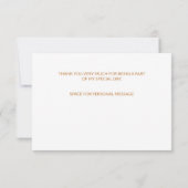 ひまわり素朴と草のサンキューカード サンキューカード (裏面)