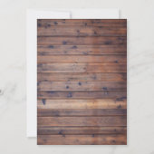 ひまわり素朴と赤ちゃんの息の国の結婚式 招待状 (裏面)