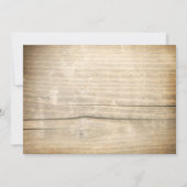 ひまわり素朴なメイソンの瓶かわいい結婚式招待状 招待状 (裏面)