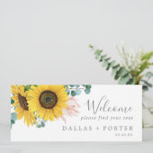 ひまわり素朴のぶら下がった座席表ヘッダー (スタンド正面)