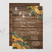 ひまわり素朴のウェディングシャワー (正面/裏面)