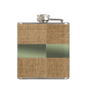 ひまわり素朴のカスタムモノグラム フラスク (裏面)