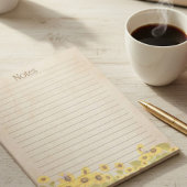 ひまわり素朴のカスタム ノートパッド