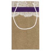 ひまわり素朴のコレクシ結婚ョン – 紫 スモールペーパーバッグ (裏面)