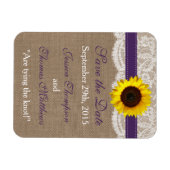 ひまわり素朴のコレクシ結婚ョン – 紫 マグネット (横)