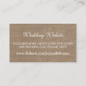 ひまわり素朴のコレクシ結婚ョンWebサイト エンクロージャーカード (裏面)